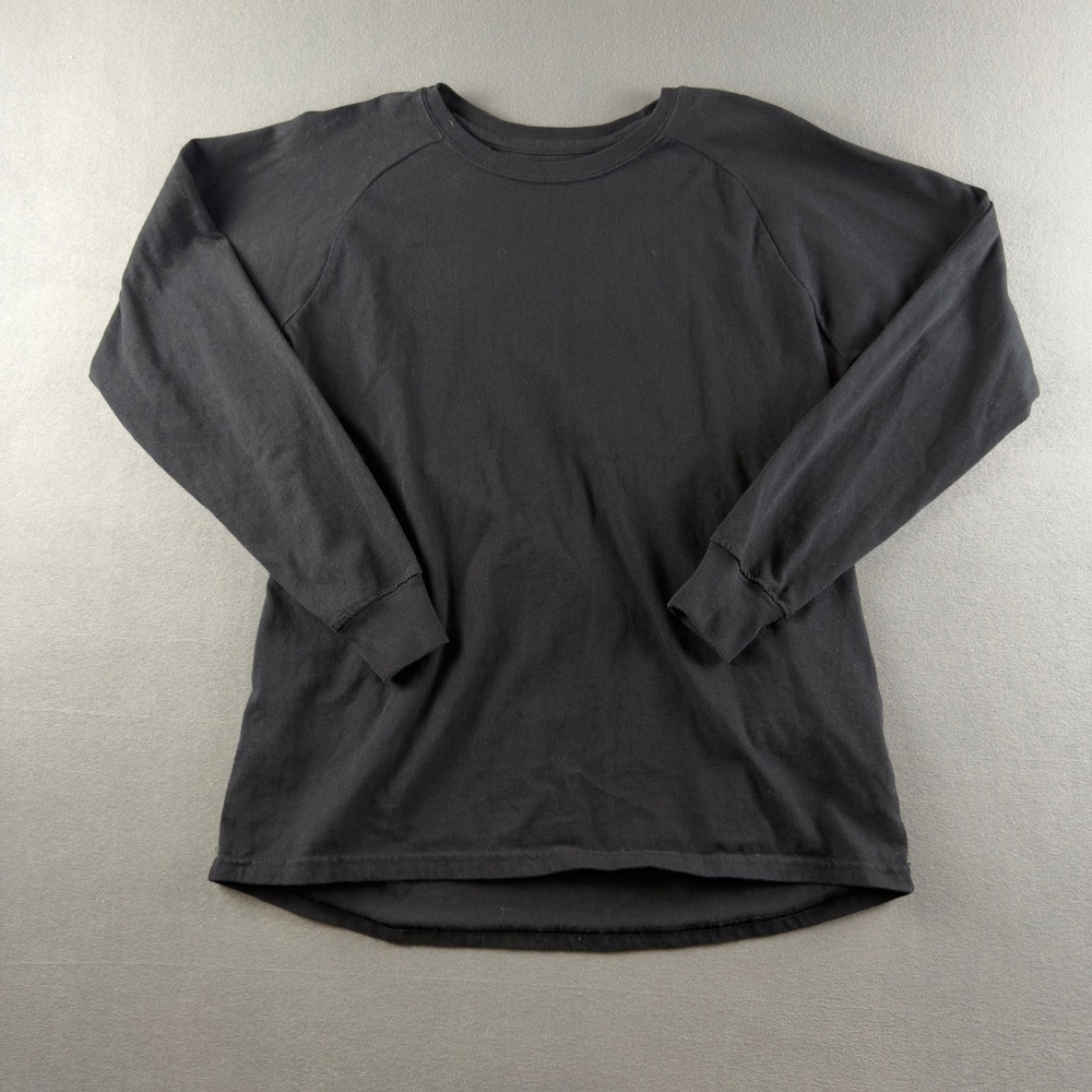 Ariat Rebar Cotton Strong Brand Flag LS T-Shirt Black Mens Medium 10037703‎